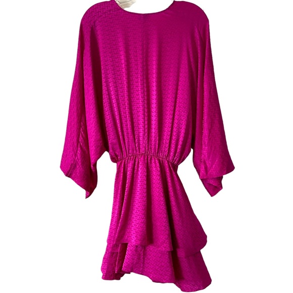 Zadig & Voltaire Women's Silk Cyclamen Pink Hailey Dress in Size XS - Picture 2 of 14